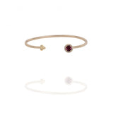 Rouge Garnet Pave Cuff