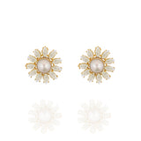 Ivory Blossom Studs