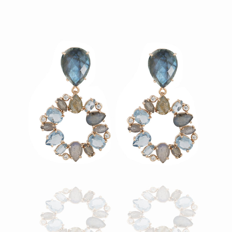 Aurora Hoop Danglers