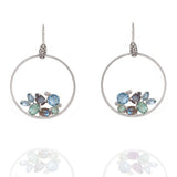 Bluette Cradle Hoops