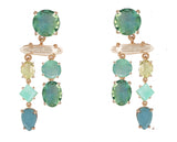 Monaco Aqua Earrings