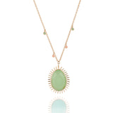 Calypso Chalcedony Delicate Necklace