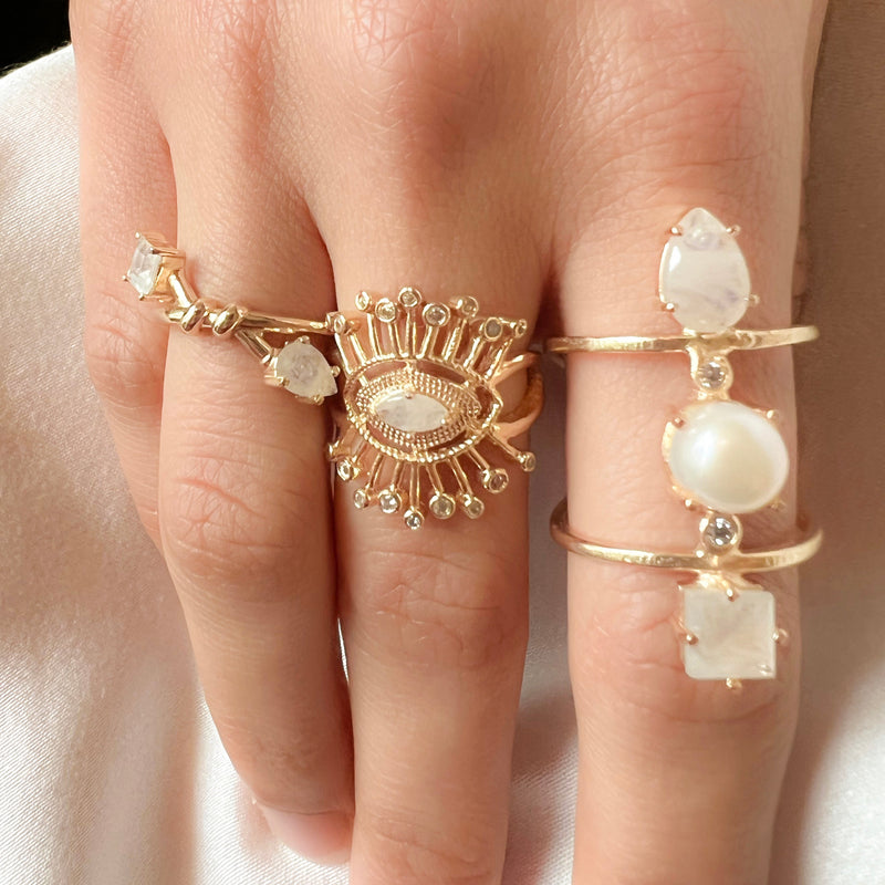 Chloe Moonstone Ring