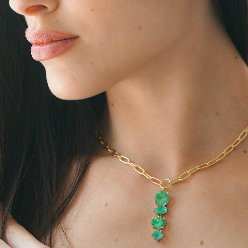 Veronese Linear Pendant Necklace