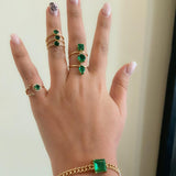 Chloe Green Stone Ring