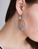 Bluette Cradle Hoops