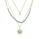 Eleri Amazonite Layered Necklace